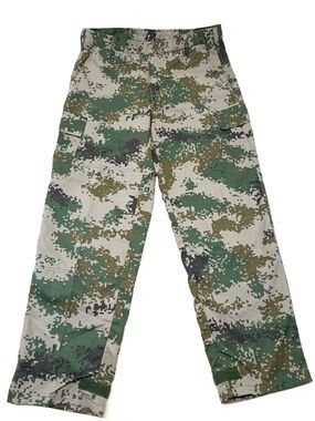 PLA Type 07 Digital Woodland Camo Cargo Combat Pants Size 180/100 (36x30.5)